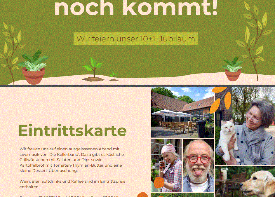 11 Jahre Lindenhof – Einladung zum gemeinsamen Feiern!