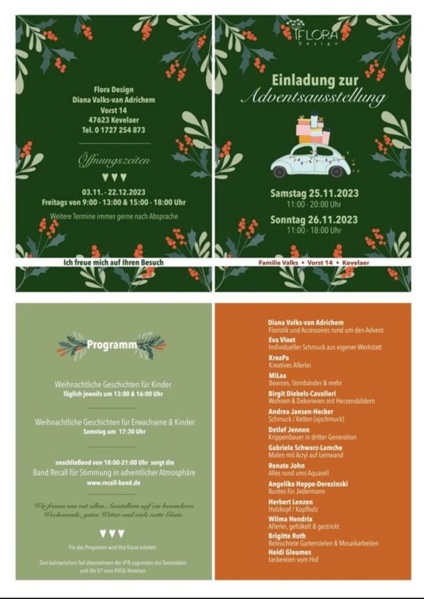 Adventsmarkt Flora Design