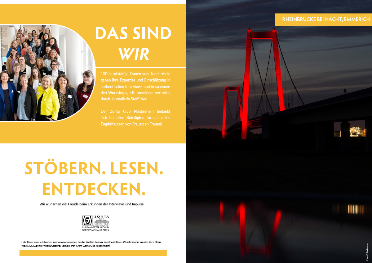 Zonta Booklet: Frauenstimmen - Leben und Arbeiten am Niederrhein - 2025