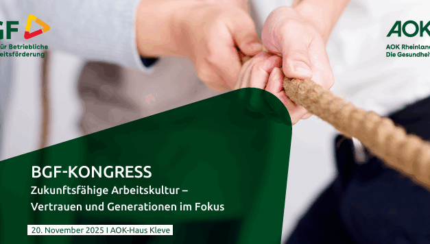 20.11.25 – BGF-Kongress „Zukunftsfähige Arbeitskultur – Vertrauen und Generationen im Fokus“