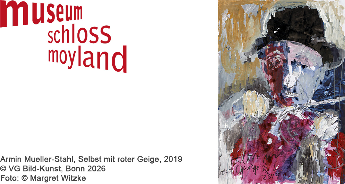 Museum Schloss Moyland: Frau Dr. Antje-Britt Mählmann führt durch die Ausstellung Armin Mueller-Stahl – Nacht und Tag auf der Erde